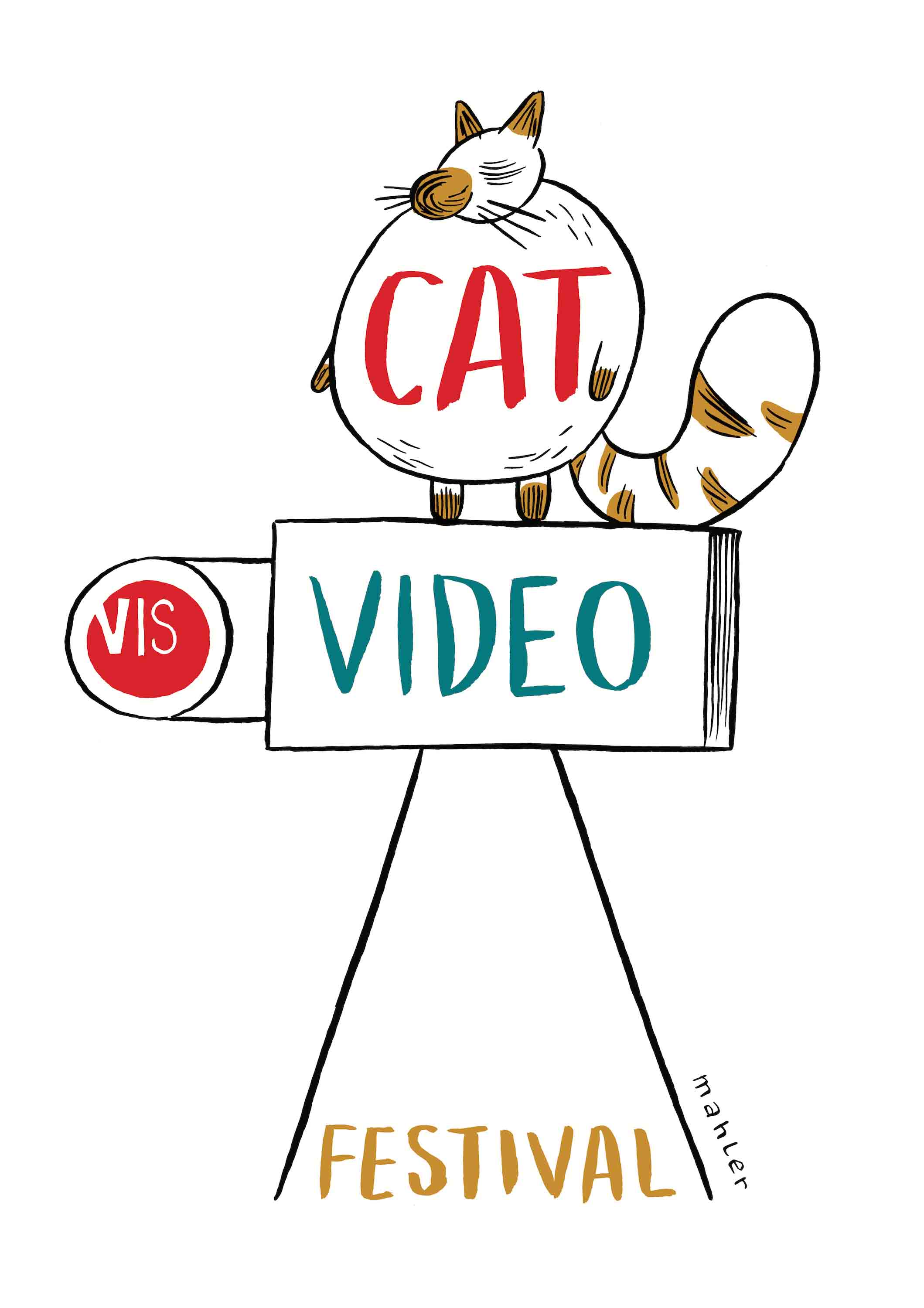 Cat Video Sujet by cartoonist Nicolas Mahler